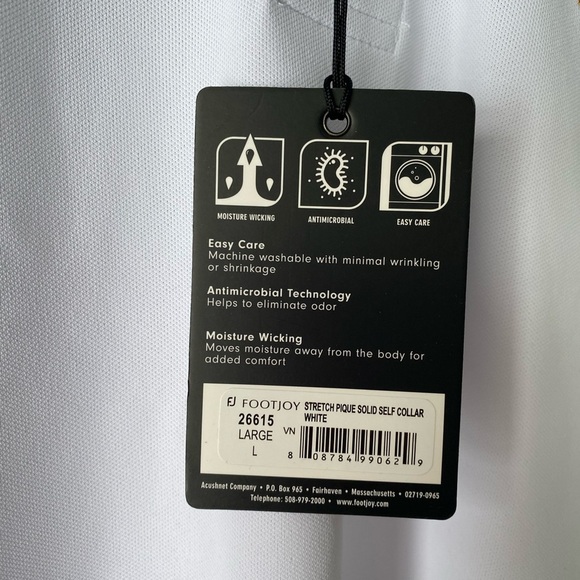 FJ Golf Shirt- Operation Healing Forces. White, Size L - Picture 4 of 4